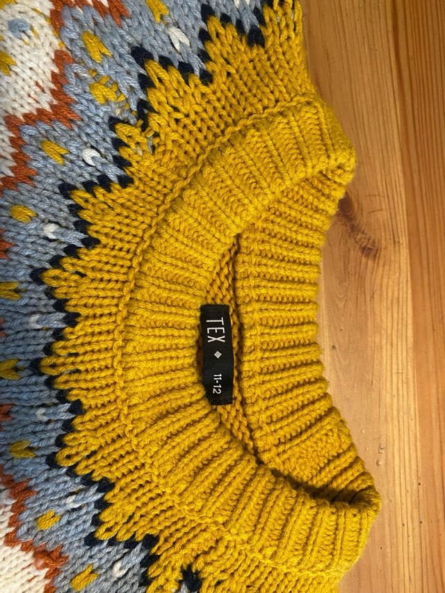 Jersey punto 11 12 años TEX