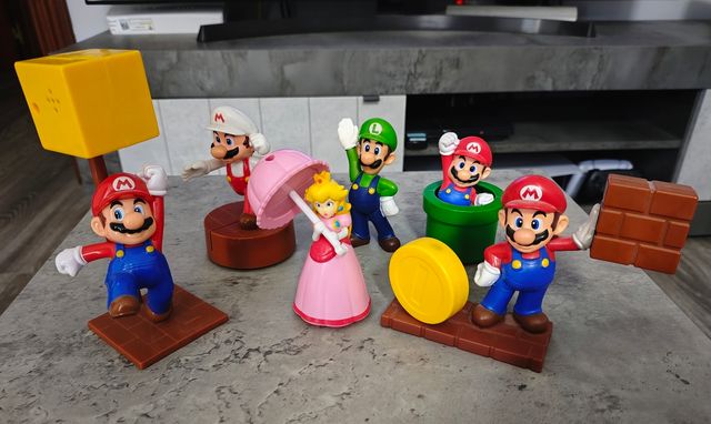 Set de Figuras Completo Mario Bros McDonald's