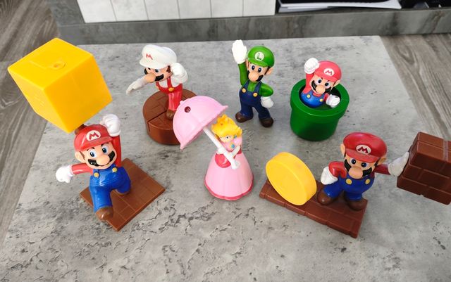 Set de Figuras Completo Mario Bros McDonald's