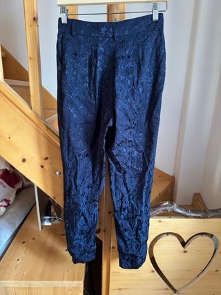 Pantaloni fiori blu navy Rebelqueen Liu Jo XS/IT38