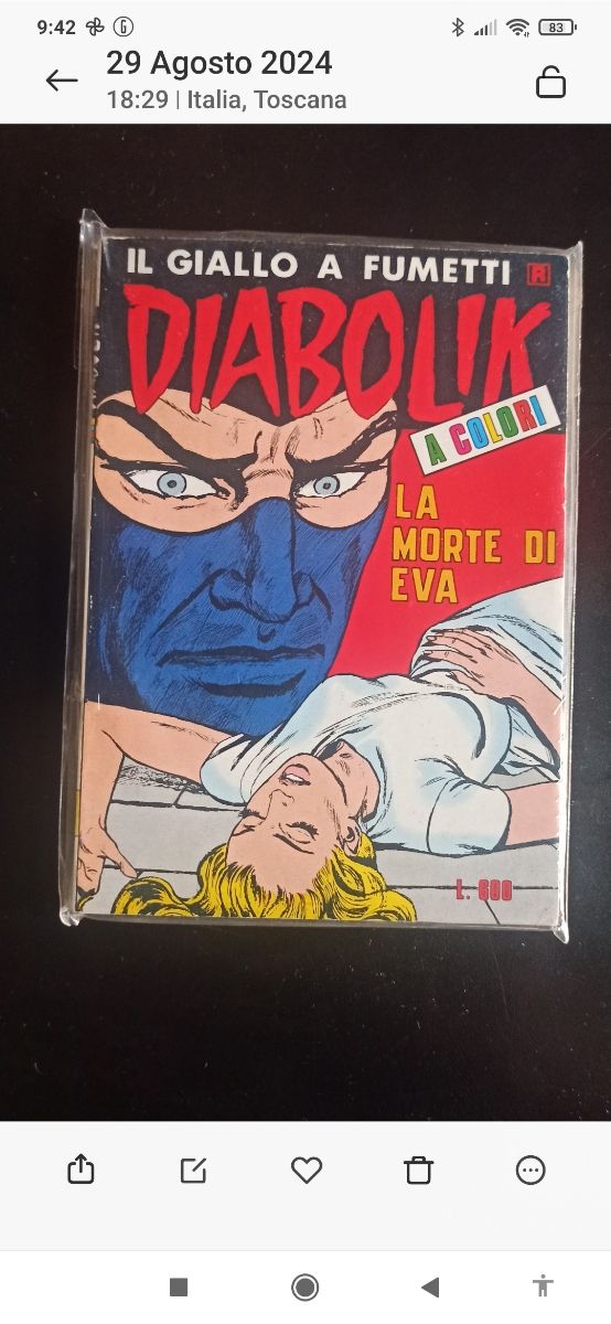 La morte di Eva a colori