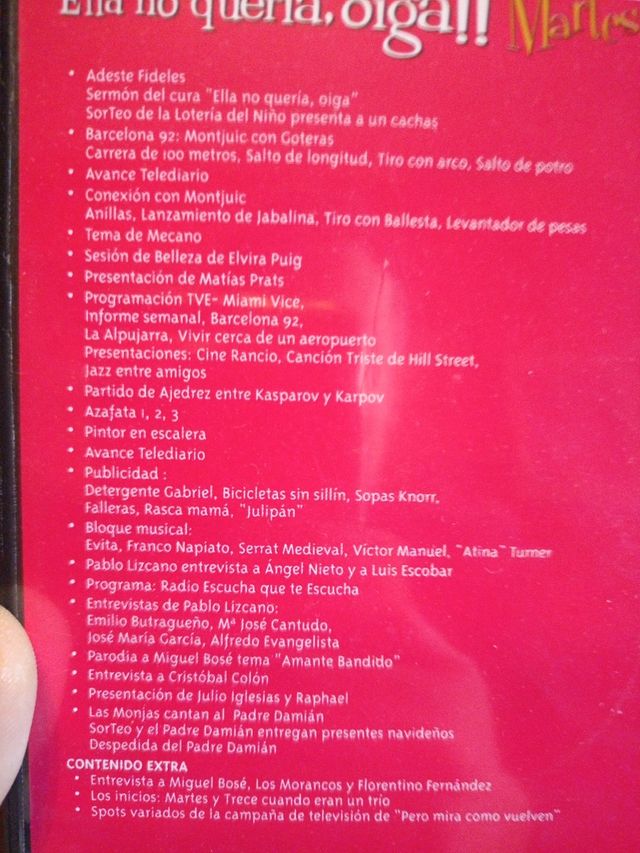 Pack de 5 DVDs MARTES y 13 Pero mira com vuelven!!