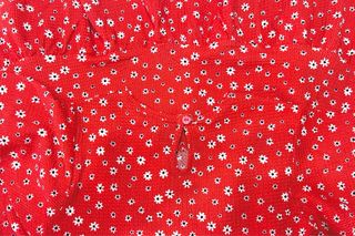 Vestito floreale blukids bambina rosso