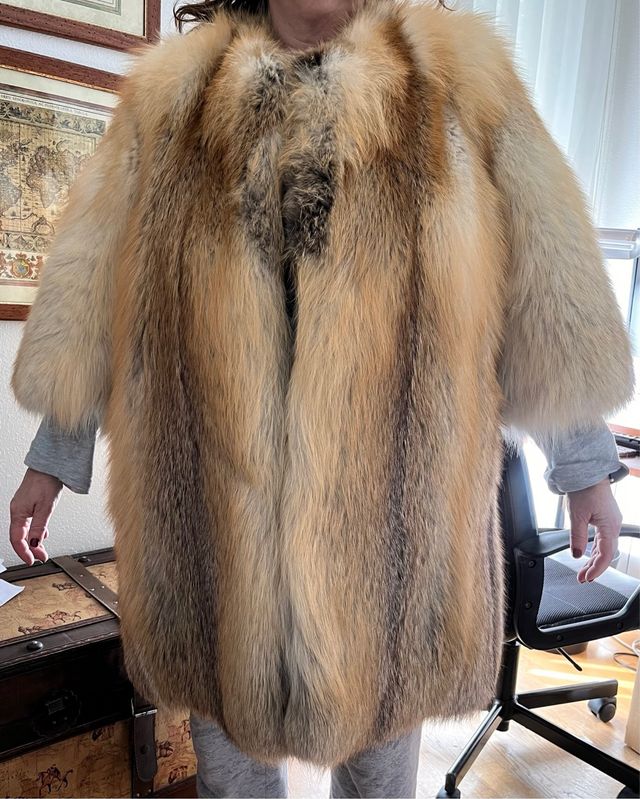 Abrigo de lomos de zorro 