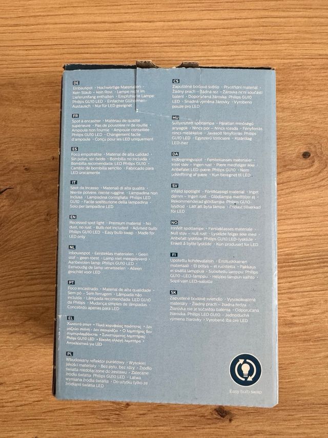 Philips Faretto da Incasso Attacco GU10