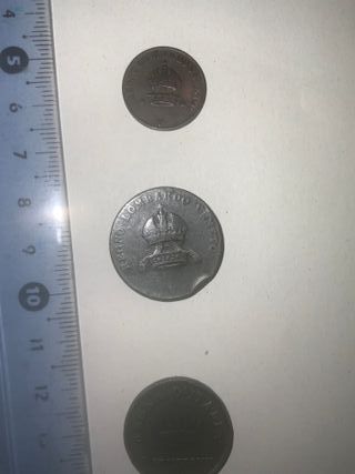 3 monedas Italia Lombardo Veneto y Napoleón I