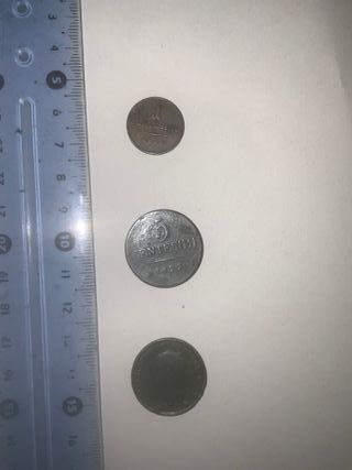 3 monedas Italia Lombardo Veneto y Napoleón I
