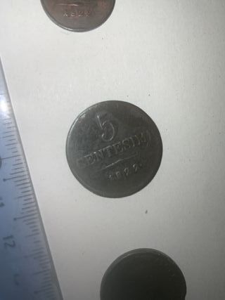 3 monedas Italia Lombardo Veneto y Napoleón I