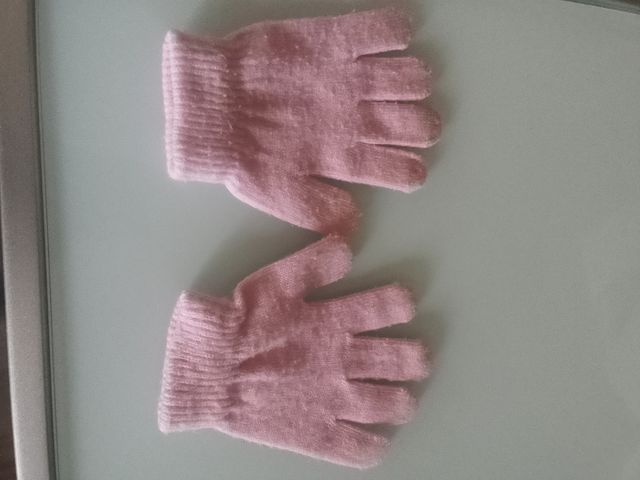 Guantes rosa niña