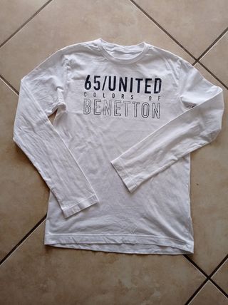 Set 2 bermuda Jeans + 2 t-shirt Benetton XL