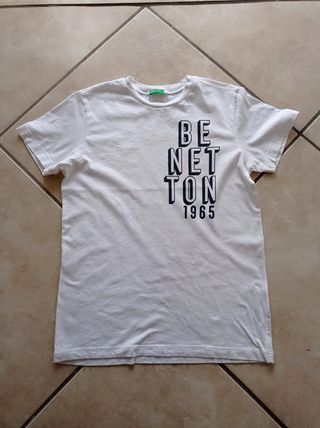 Set 2 bermuda Jeans + 2 t-shirt Benetton XL