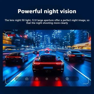 NUEVO Dashcam Camara doble para coche 