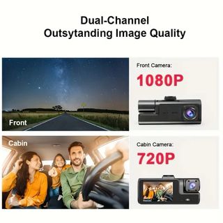 NUEVO Dashcam Camara doble para coche 