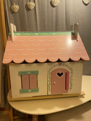 Casita muñecas de madera y familia de REGALO