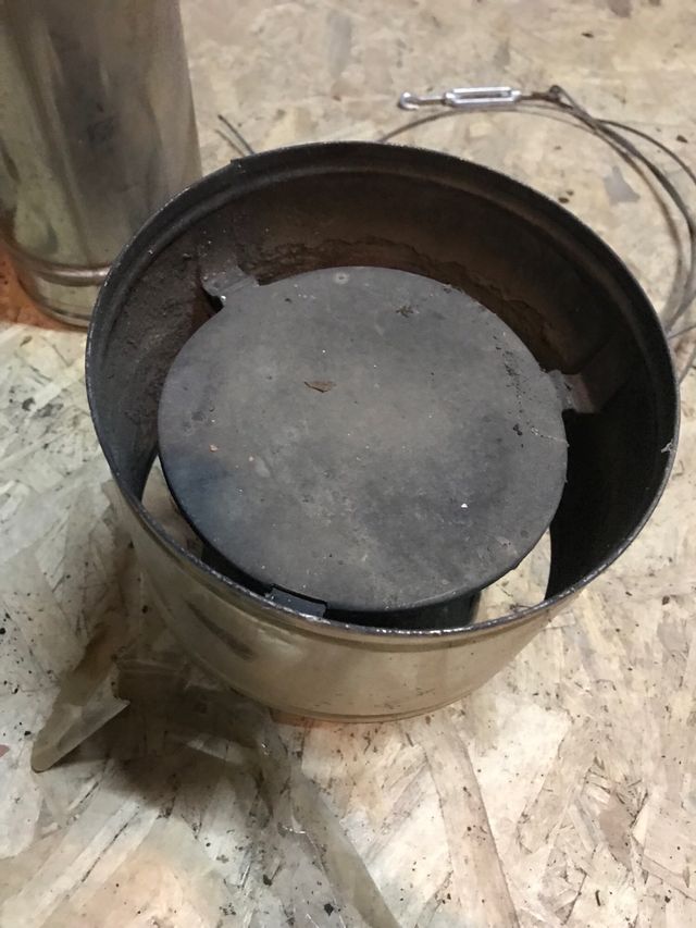 Sombrerete antilluvia estufa de pellets