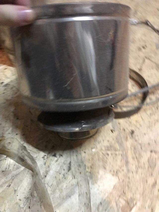 Sombrerete antilluvia estufa de pellets