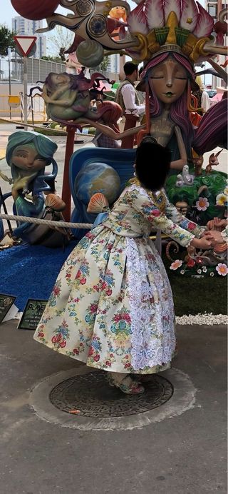 Traje fallera niña