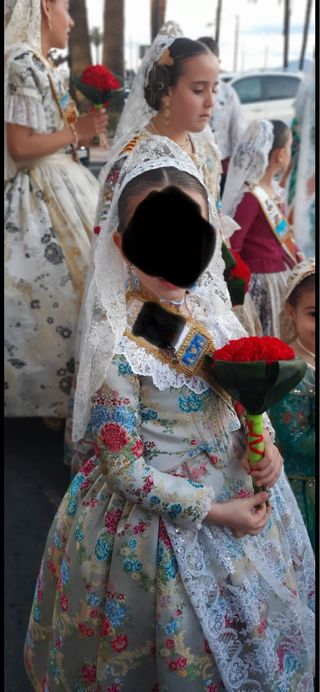 Traje fallera niña