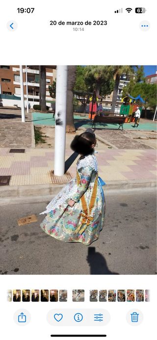 Traje fallera niña