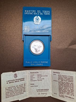 Moneta commemorativa 500 Lire in argento