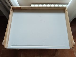 Mesa y banco de escritorio infantil 