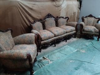 Divano e poltrone stile barocco