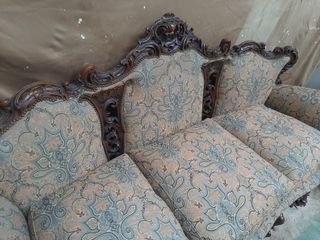Divano e poltrone stile barocco