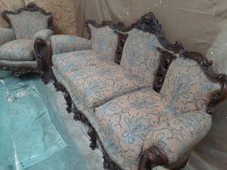 Divano e poltrone stile barocco