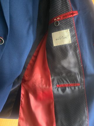 Traje botón hombre