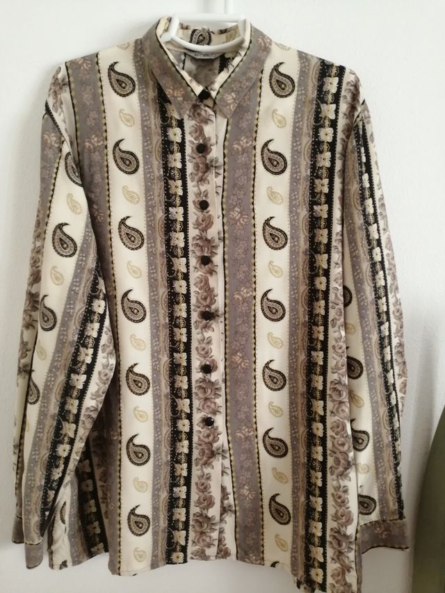 Camisa mujer años 80