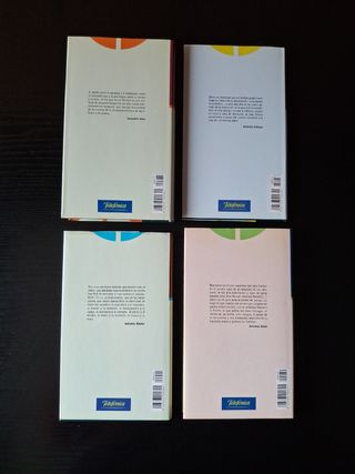 4 x 1,20€, libros colección El Mundo
