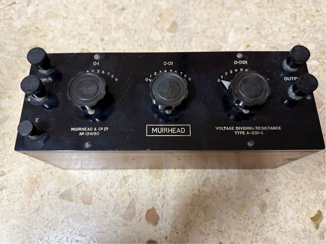 Antiguo divisor Muirhead A201C NO Funciona!!