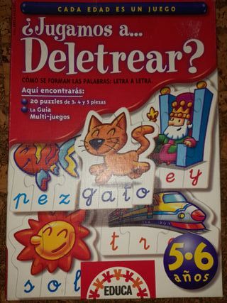 Puzzle Infantil "Jugamos a deletrear "
