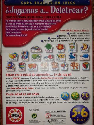 Puzzle Infantil "Jugamos a deletrear "