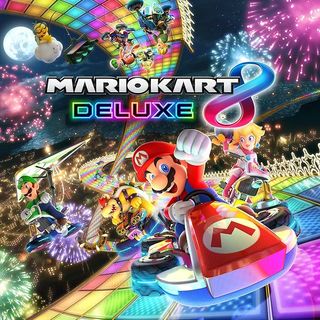 Switch Console Oled White + Mario Kart 8 Deluxe Pr