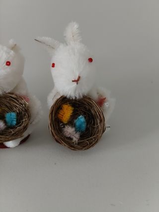 Set quattro conigli pasquali