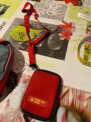 Zainetto rosso FIOM-CGIL Lecce