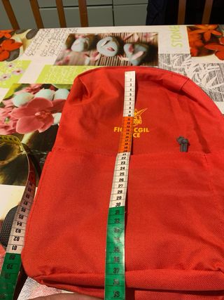 Zainetto rosso FIOM-CGIL Lecce