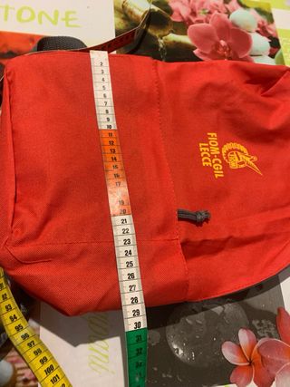 Zainetto rosso FIOM-CGIL Lecce