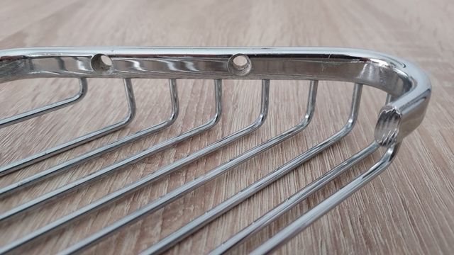 ESTANTE DE ACERO INOXIDABLE TRIANGULAR PARA JABON