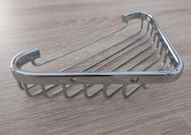 ESTANTE DE ACERO INOXIDABLE TRIANGULAR PARA JABON