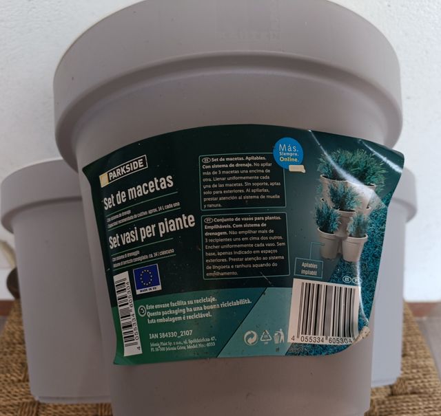 Set de macetas/testos
