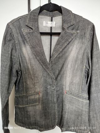 Americana vaquera gris 