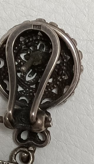 Pendientes plata filigrana