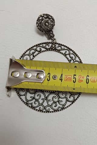 Pendientes plata filigrana