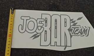 Pegatina JOE BAR TEAM, gris. 