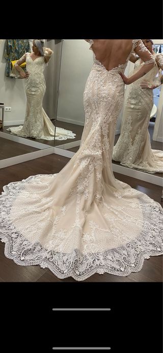Espectacular vestido de novia !!!