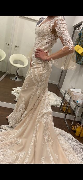 Espectacular vestido de novia !!!