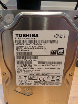 Disco Duro HDD - WD 1TB 3.5" SATA 6GBs