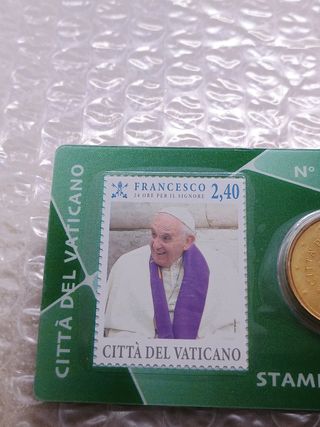 Coincard 50 cent Euro Vaticano 2023.N.46